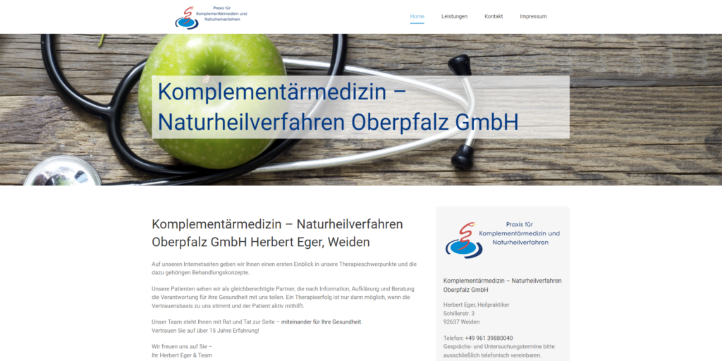 Komplementärmedizin – Naturheilverfahren Oberpfalz GmbH
